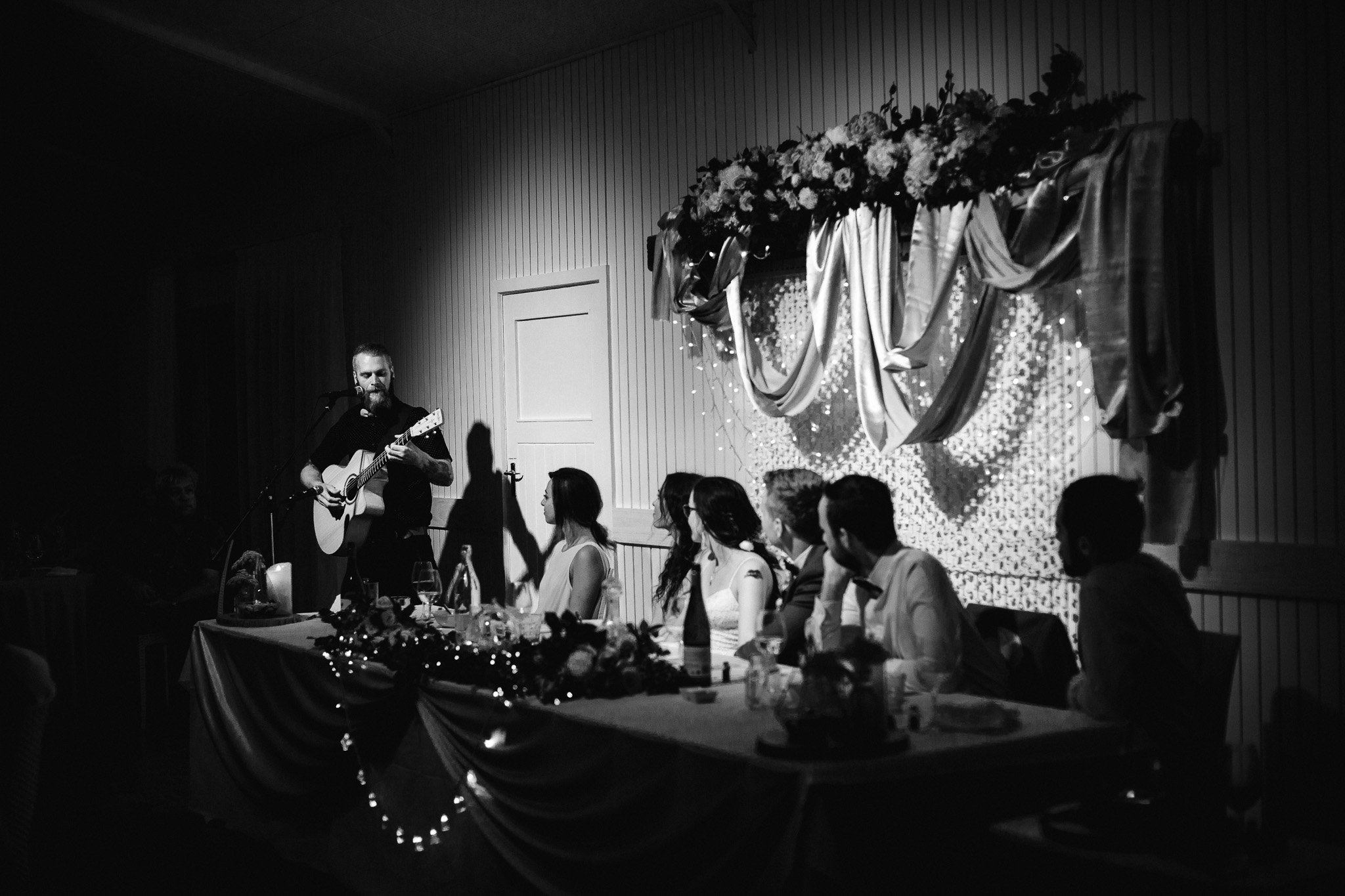 Wedding guests at leigh Central